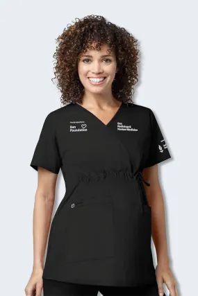 145 SAHR WonderWORK Women's Maternity Fit Nurses Scrub Top