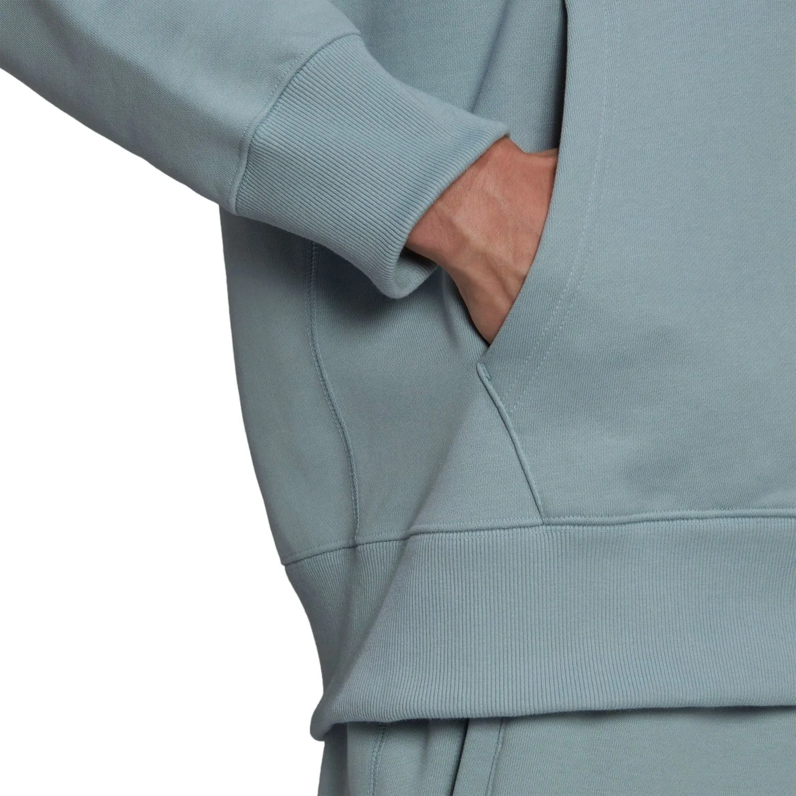 adidas Originals Adicolor Contempo Trefoil Hoodie - Magic Grey / Blue