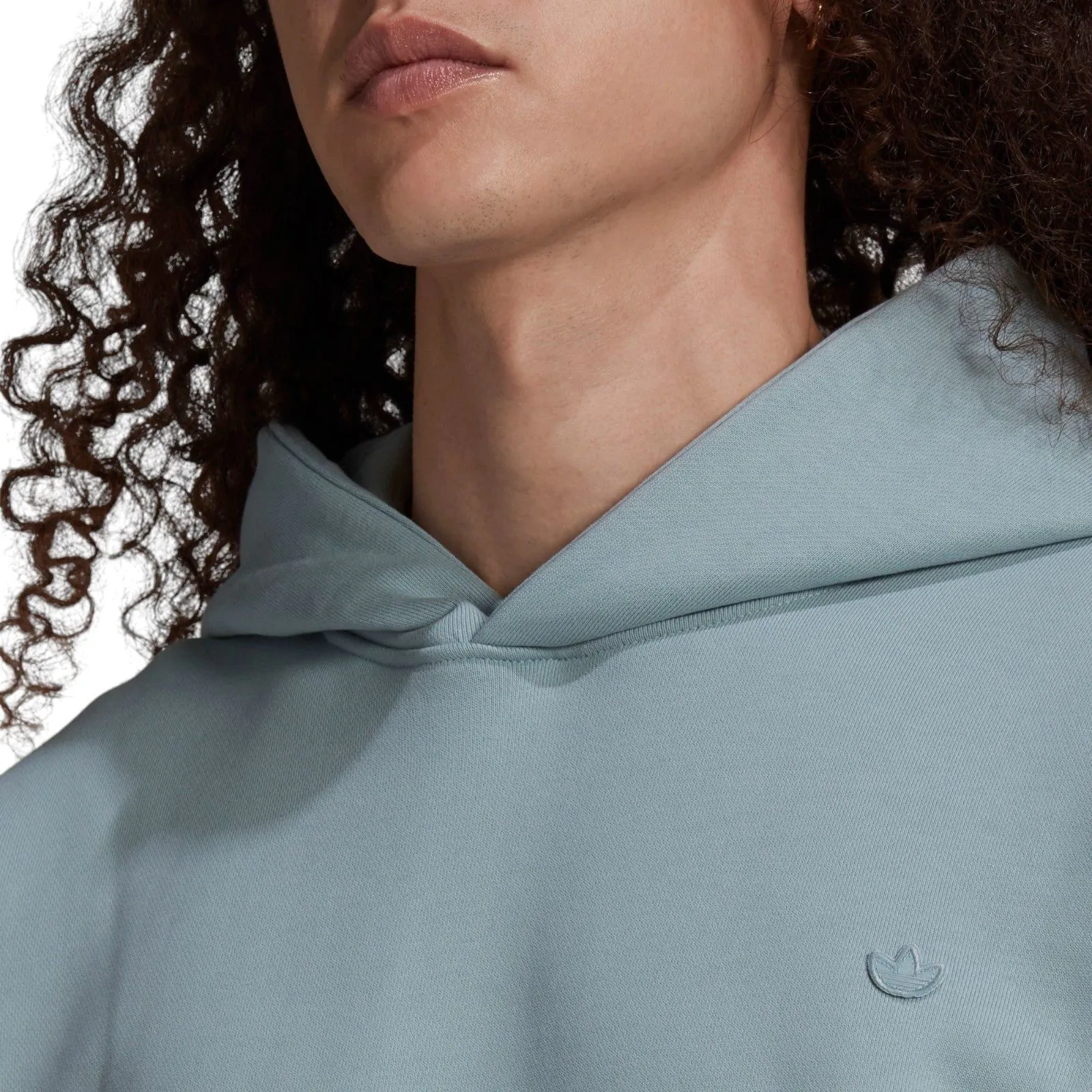 adidas Originals Adicolor Contempo Trefoil Hoodie - Magic Grey / Blue