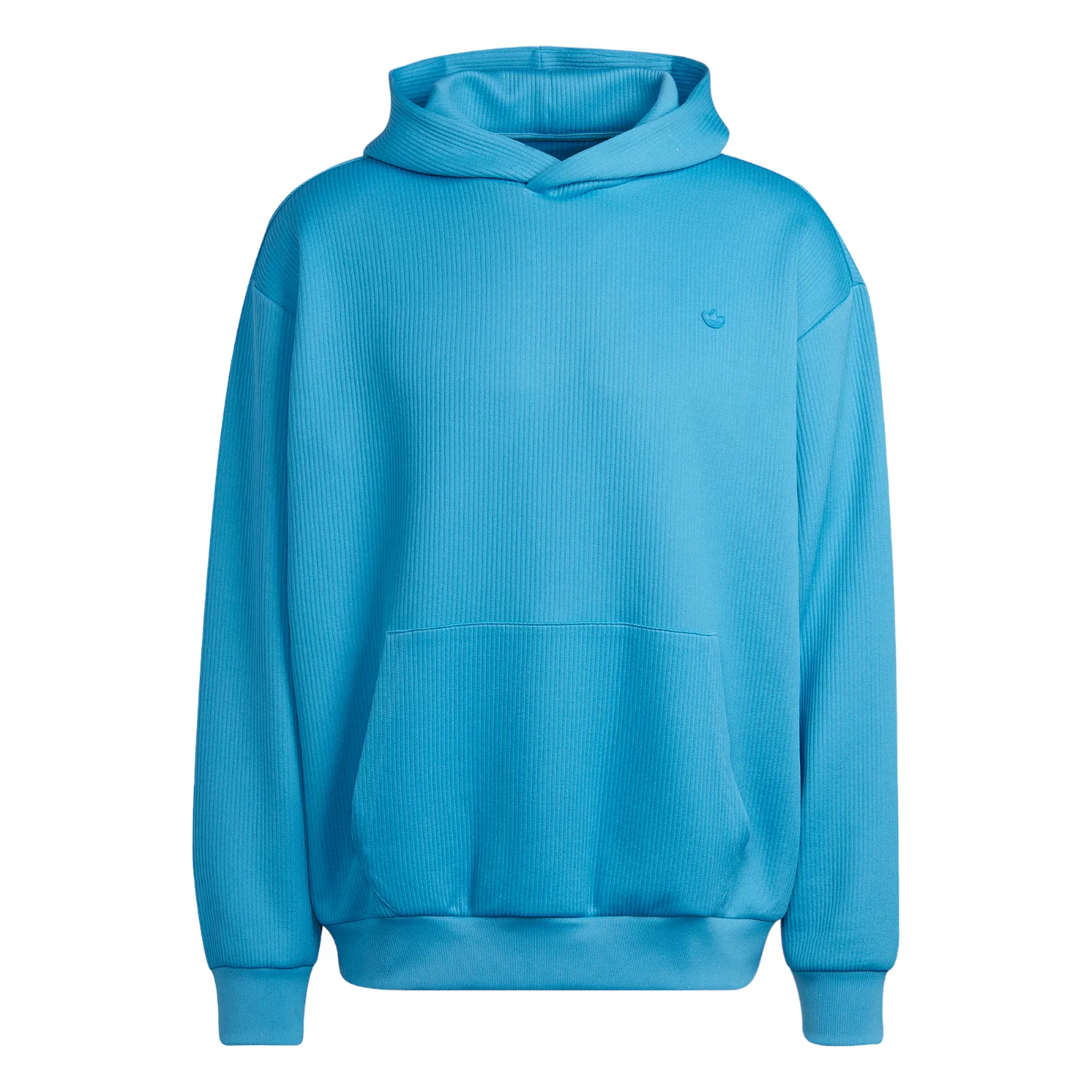 adidas Originals Adicolor Trefoil Plissé Hoodie - App Sky Rush