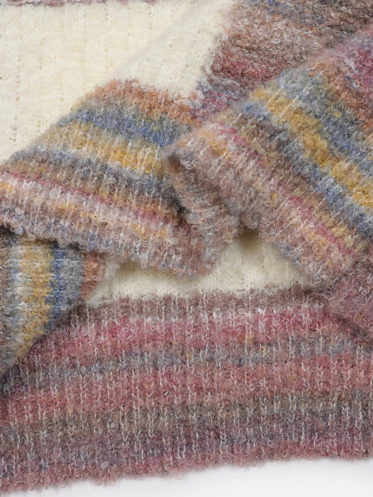 Aelfric Eden Color Blocking Plaid Sweater