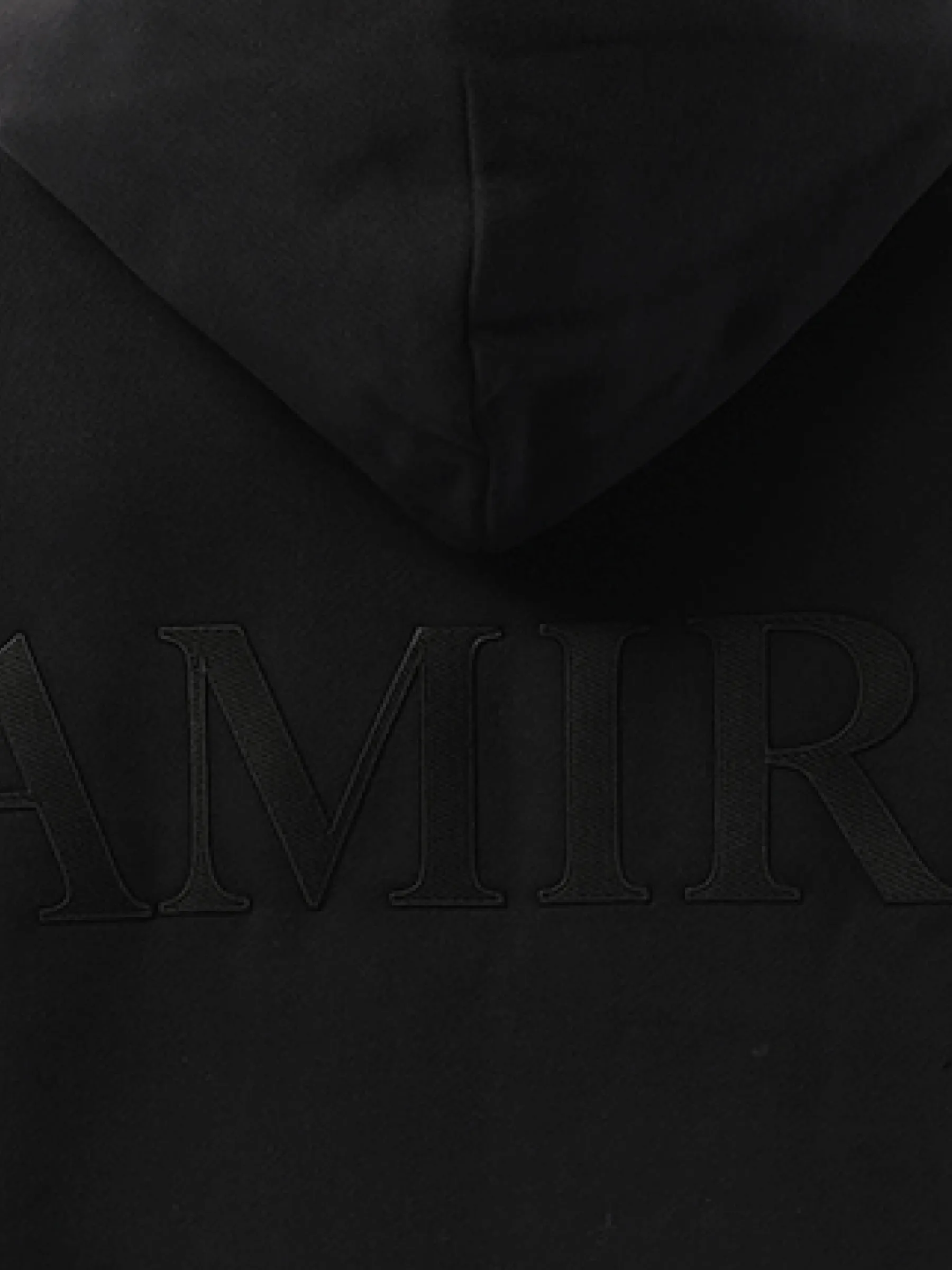 Amiri Oversized Hoodie in Black