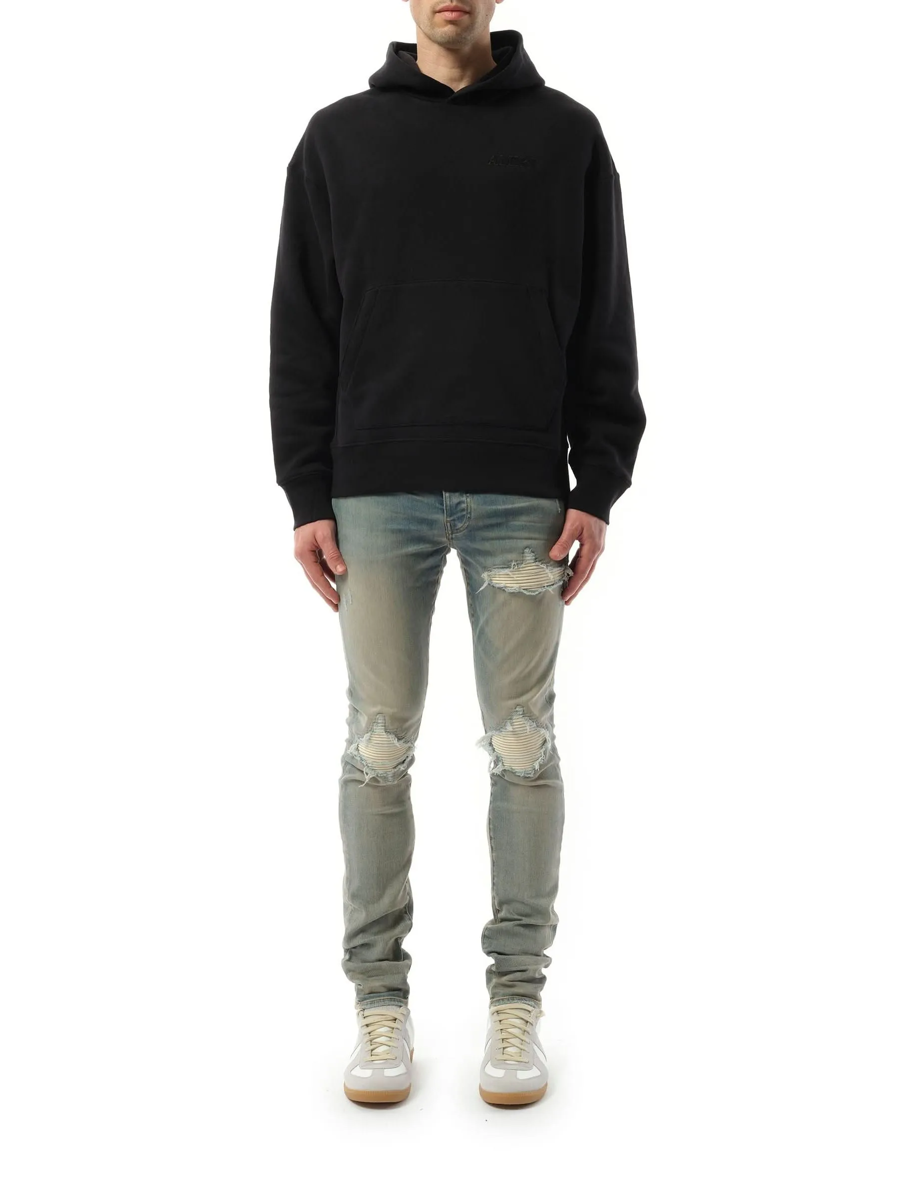 Amiri Oversized Hoodie in Black