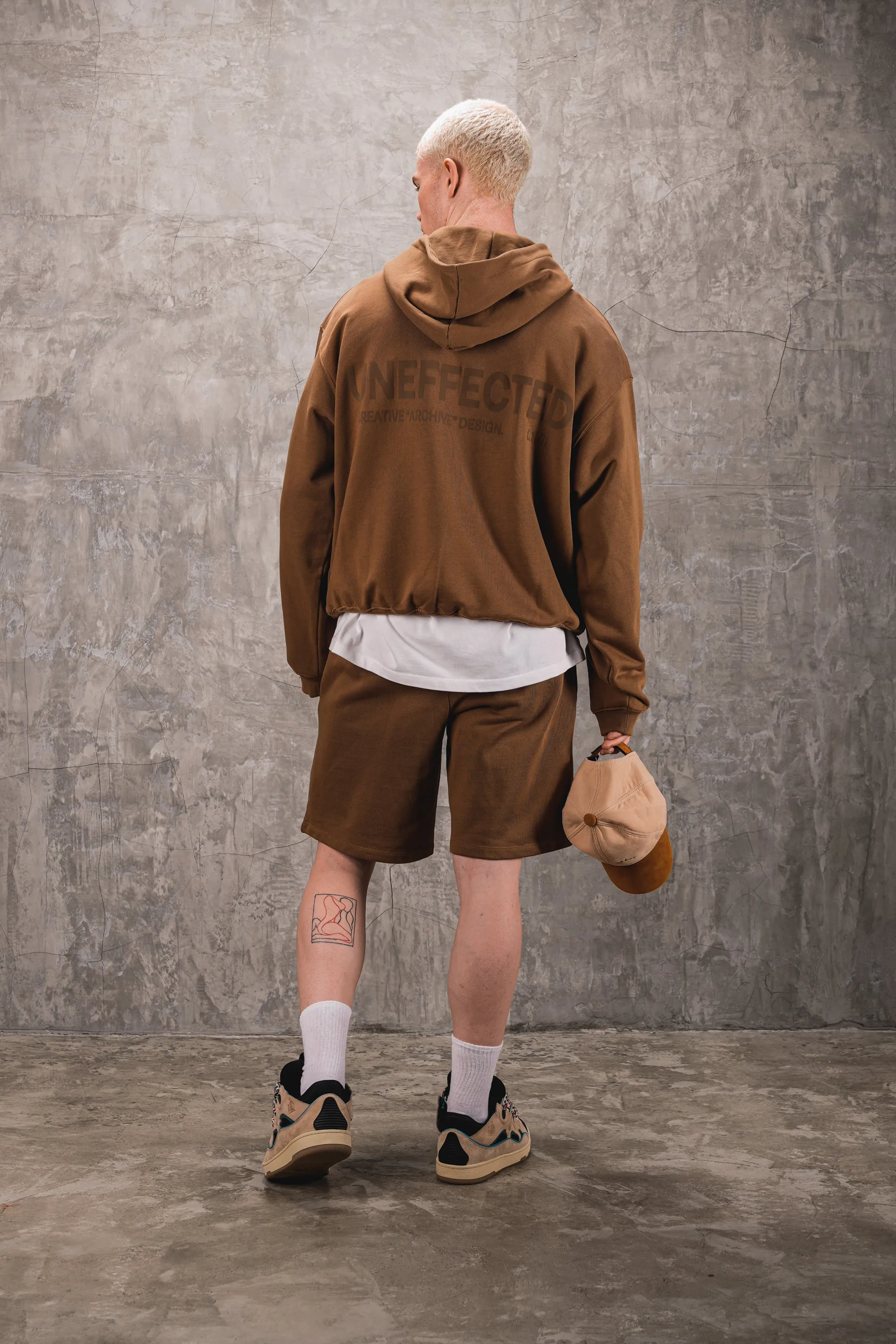 Archive Logo Oversized Hoodie - Camel