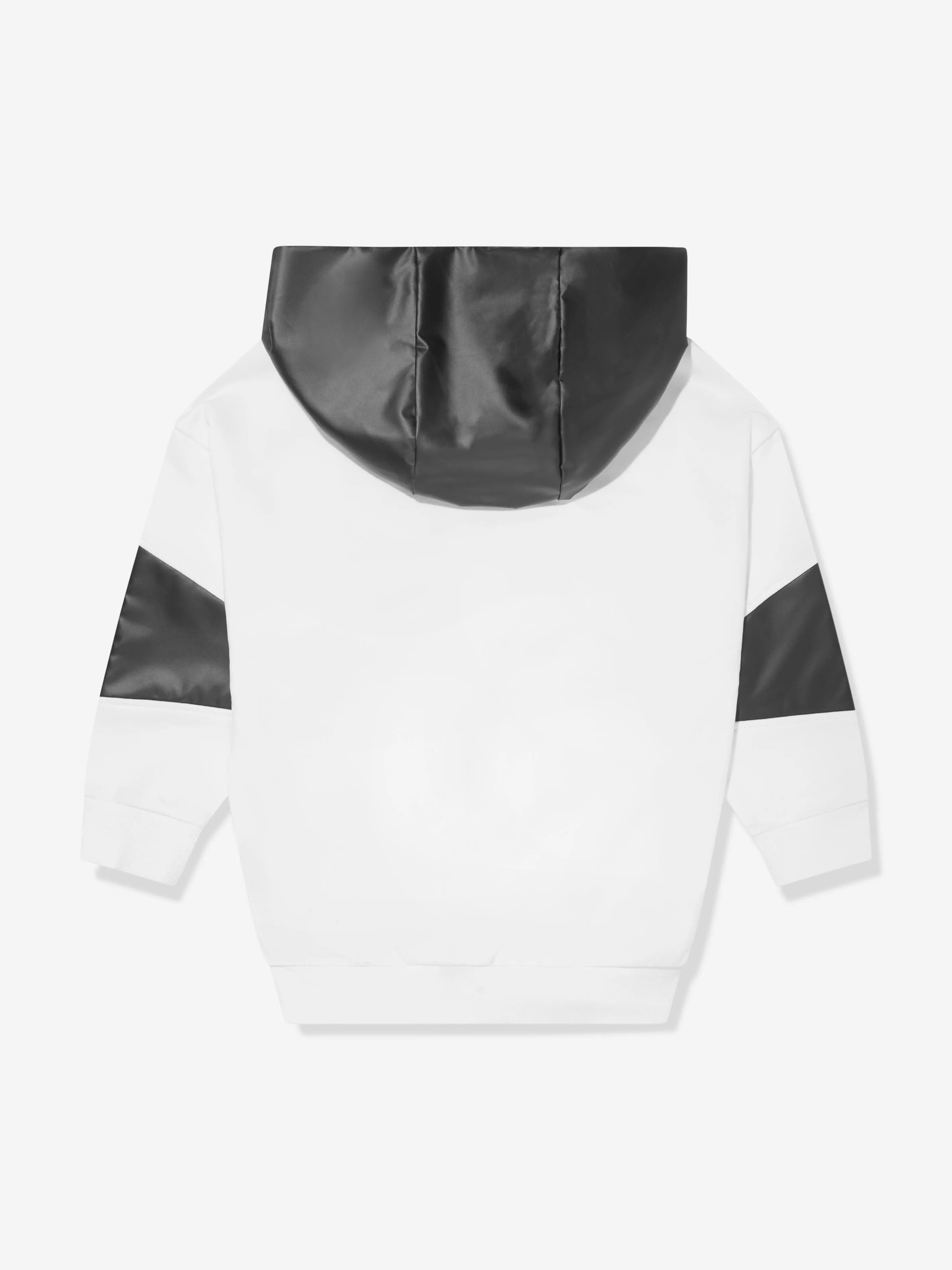 Balmain Boys Paris Logo Hoodie in White
