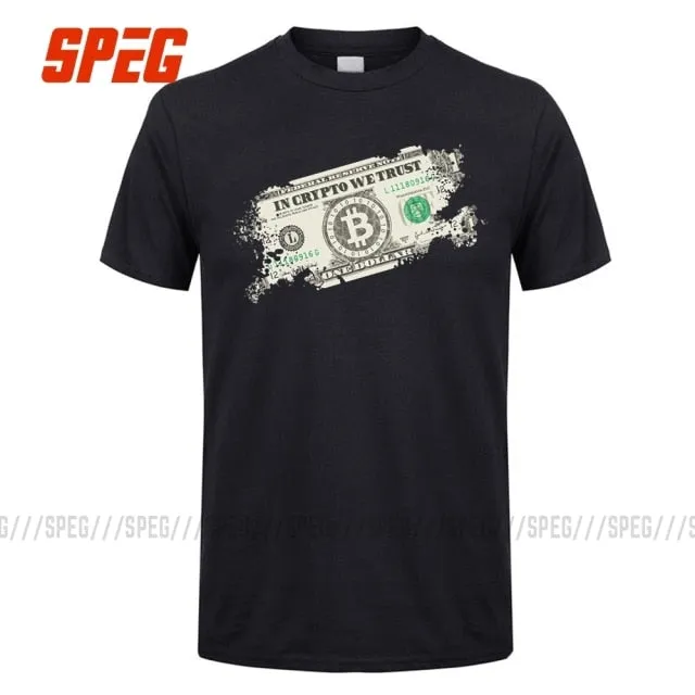 Bitcoin In Cryptography We Trust T-Shirts
