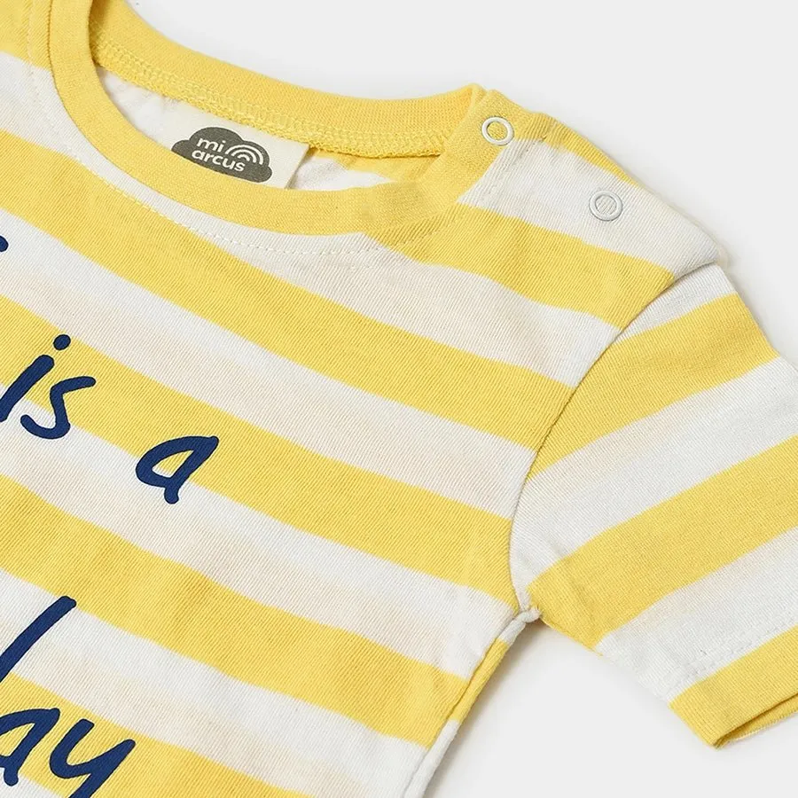 Boys Holiday T-Shirt & Shorts Set