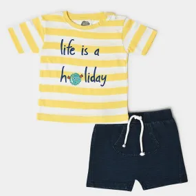 Boys Holiday T-Shirt & Shorts Set