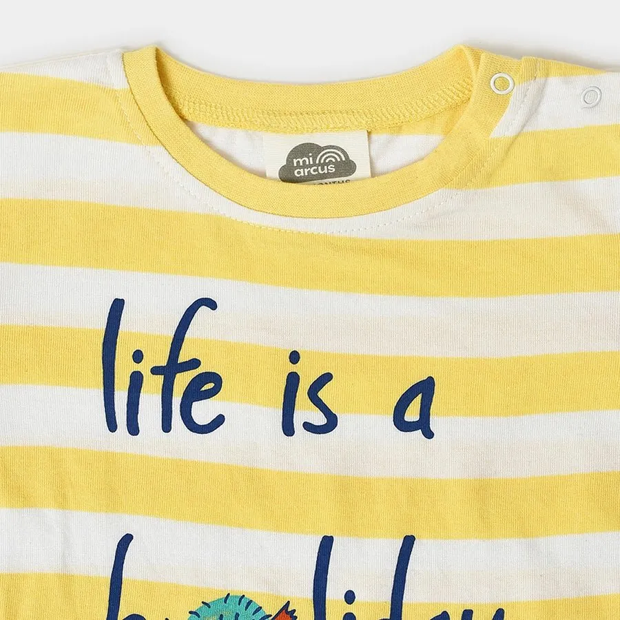 Boys Holiday T-Shirt & Shorts Set