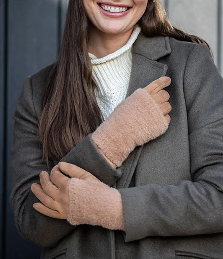 Bristol 2 in 1 Fingerless Gloves - Pink