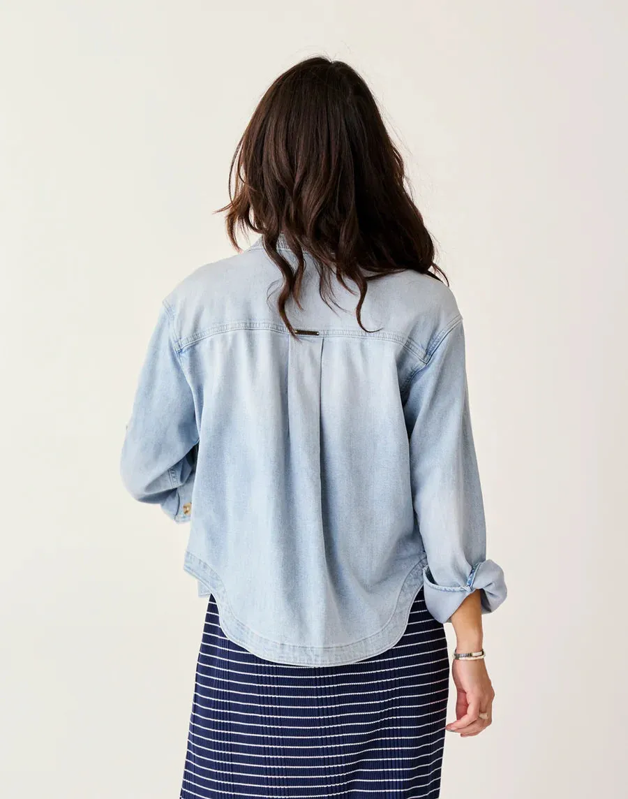 Carve Designs Flora Denim Shacket