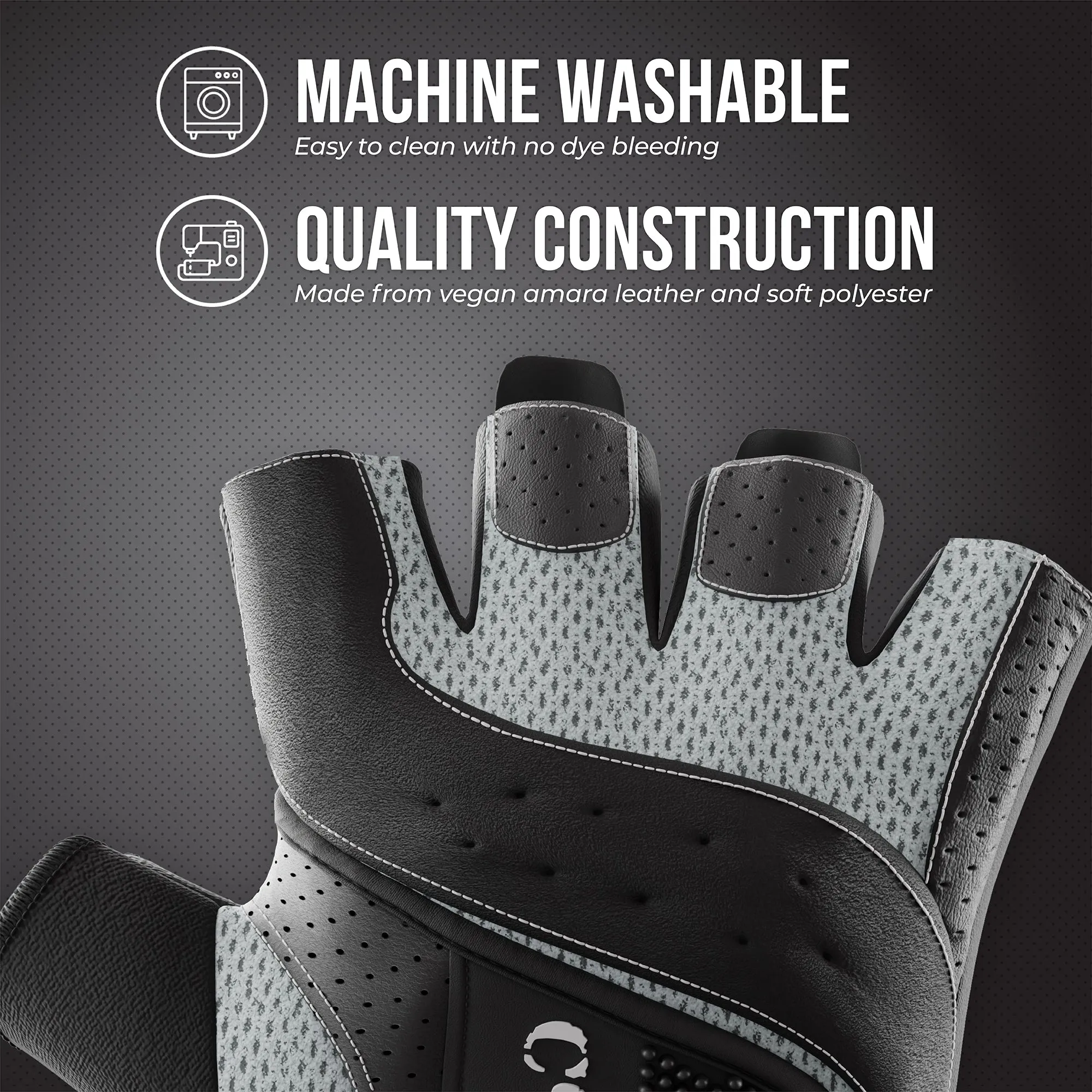 Contraband Pink Label 5137 Womens Padded Weight Lifting Gloves w/Grip-Lock Padding (Pair)