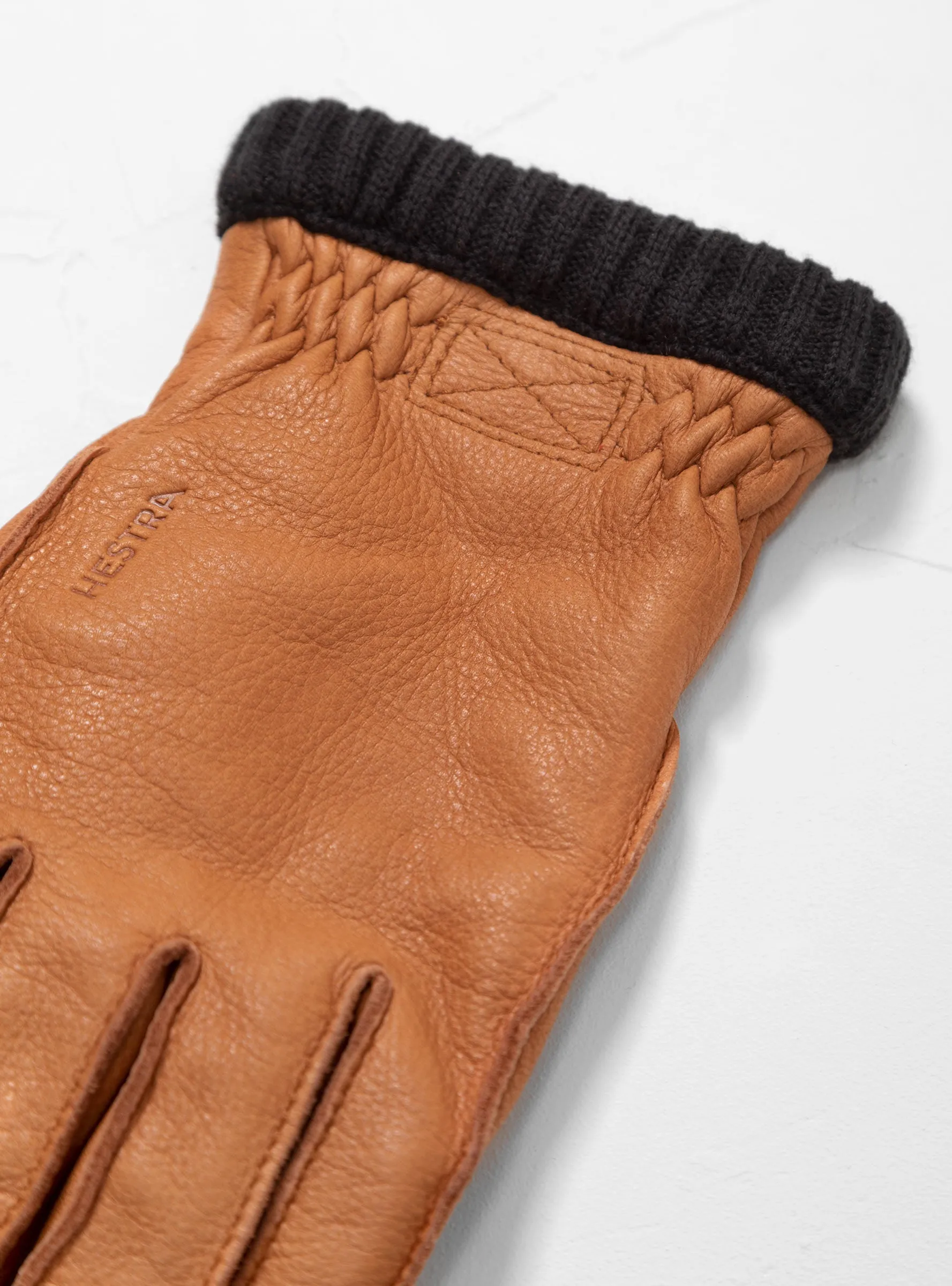 Deerskin Primaloft Rib Gloves Cork