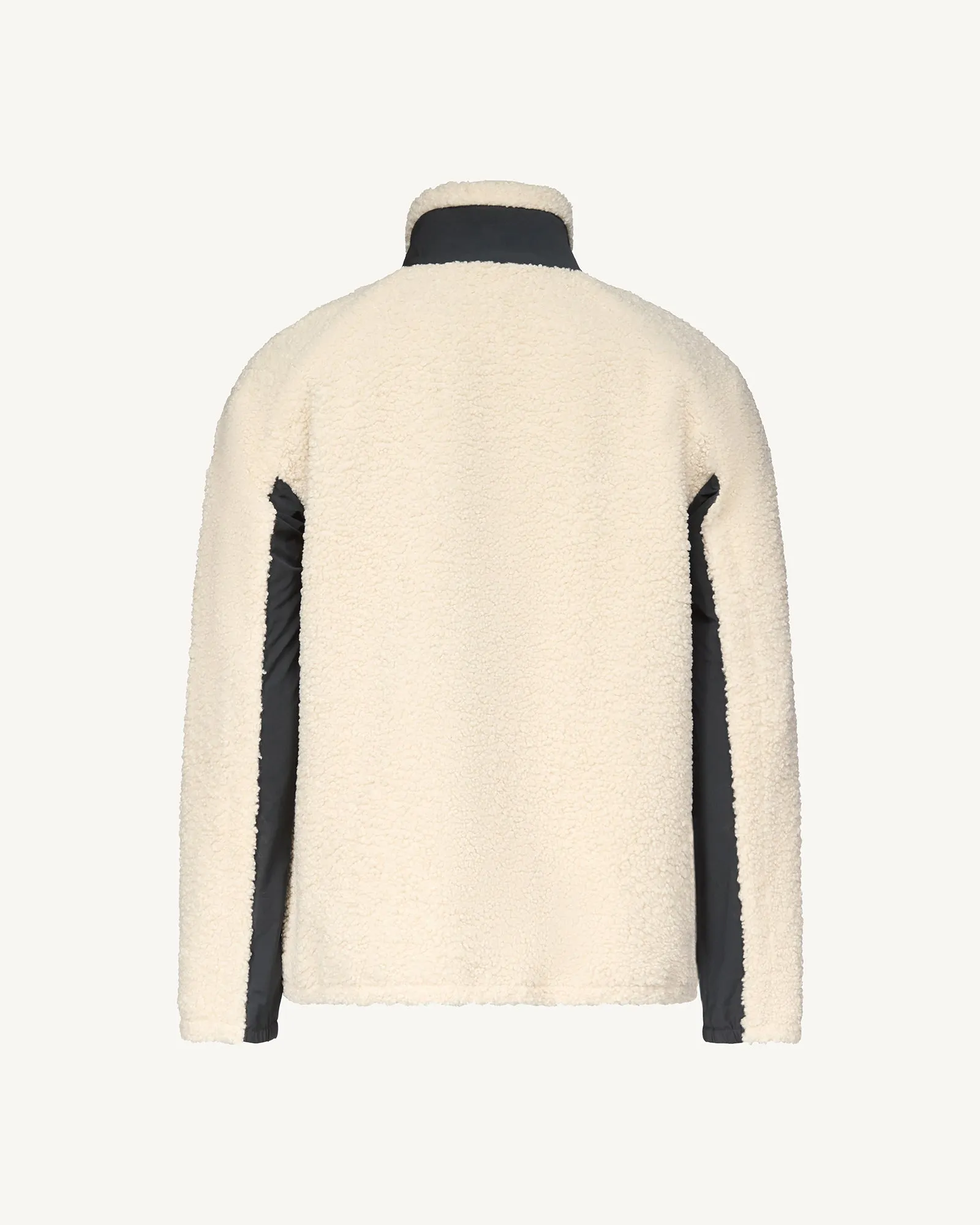 Denver sherpa fleece hybrid jacket Natural