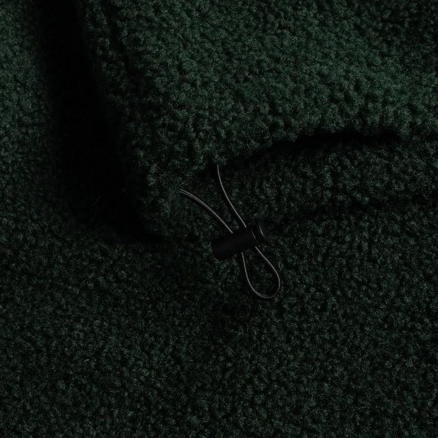 Dime Polar Fleece Sherpa Zip in Forest