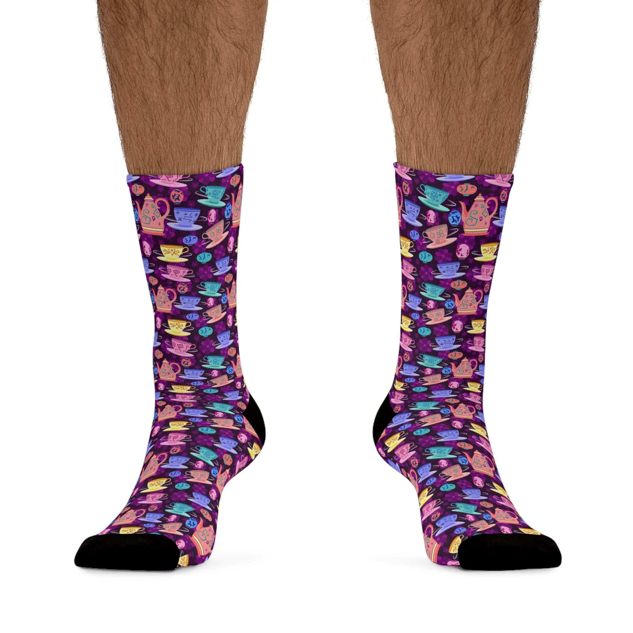 Disney Alice In Wonderland Mad Tea Party Socks