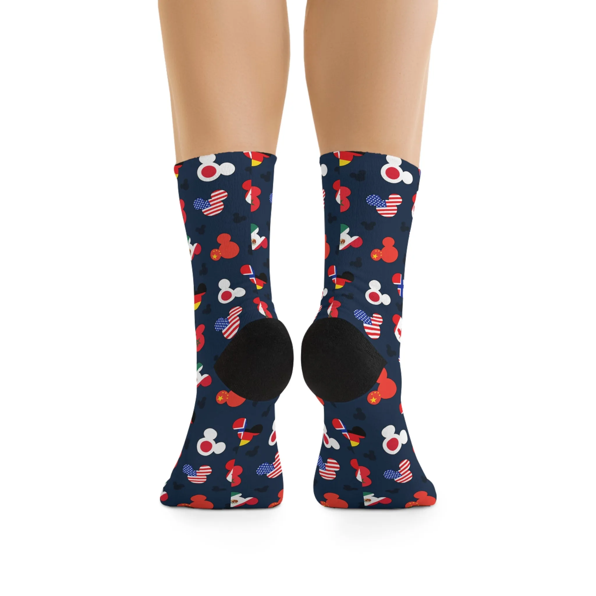 Disney World Epcot Around The World Socks
