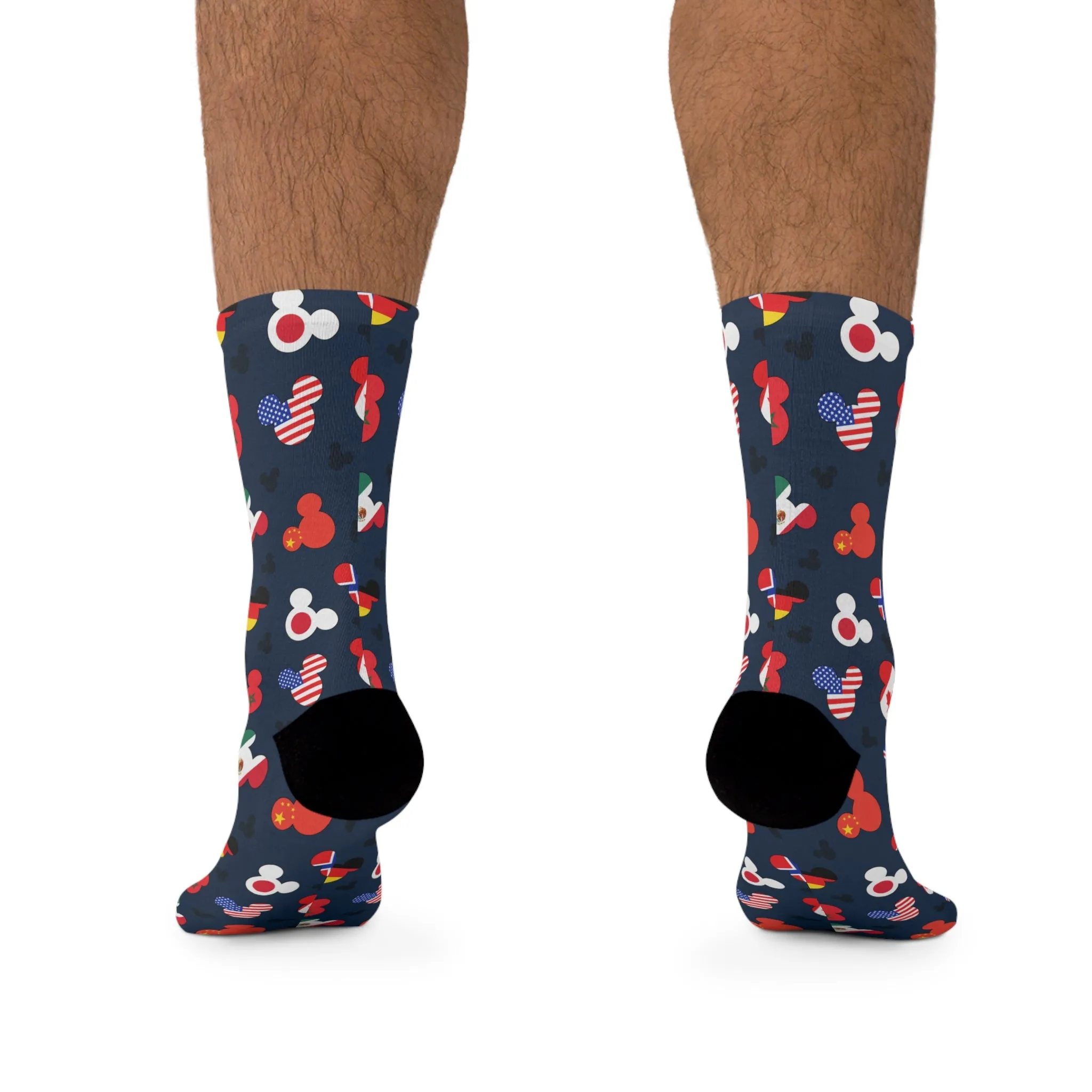 Disney World Epcot Around The World Socks