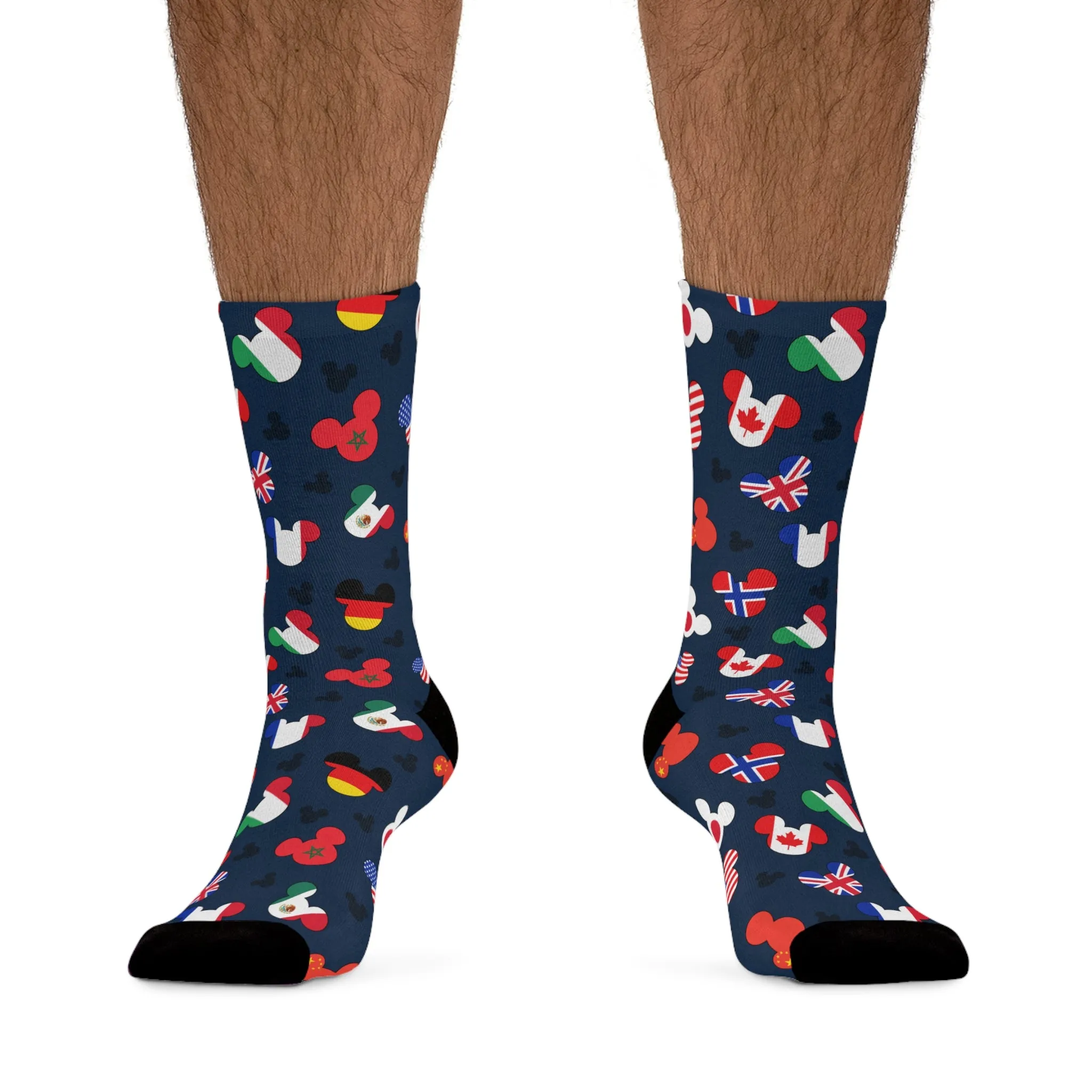Disney World Epcot Around The World Socks