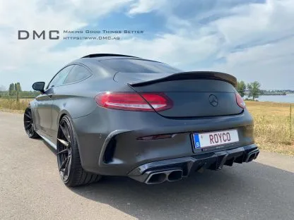 DMC Mercedes Benz AMG C43 Coupe W205 Carbon Fiber Trunk Spoiler fits C200 C250 C300 etc