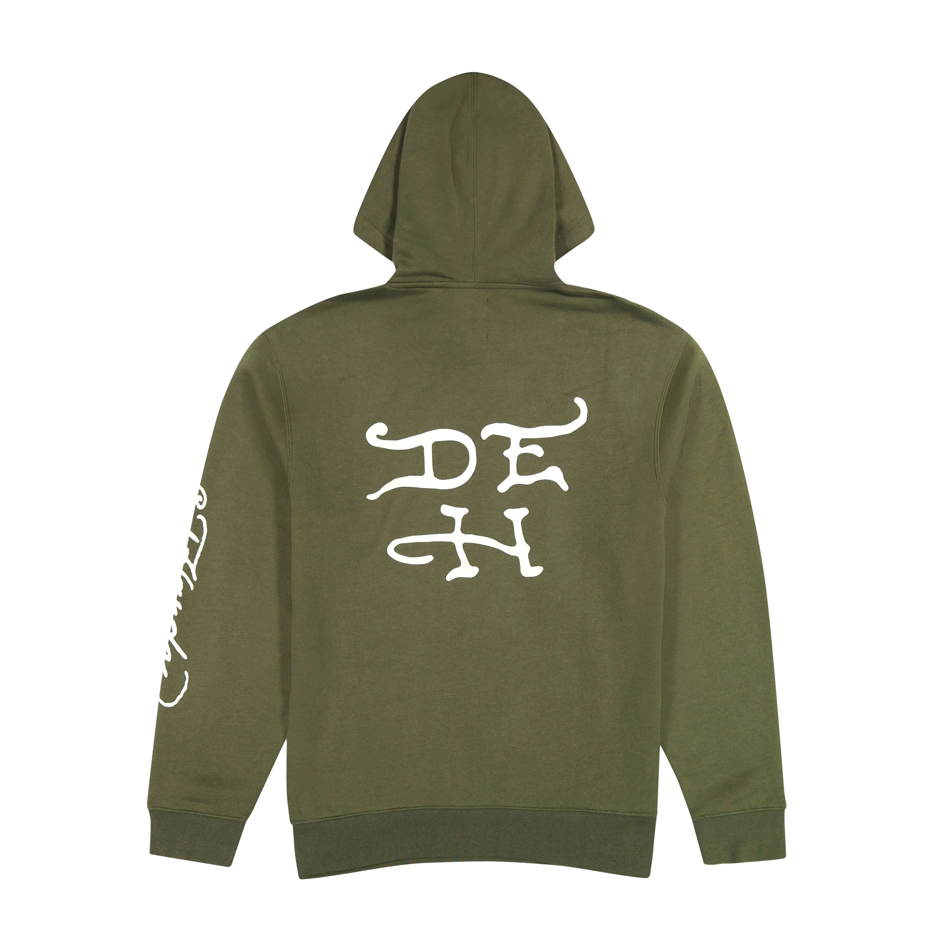 Dragon Wings Olive Pullover Hoodie