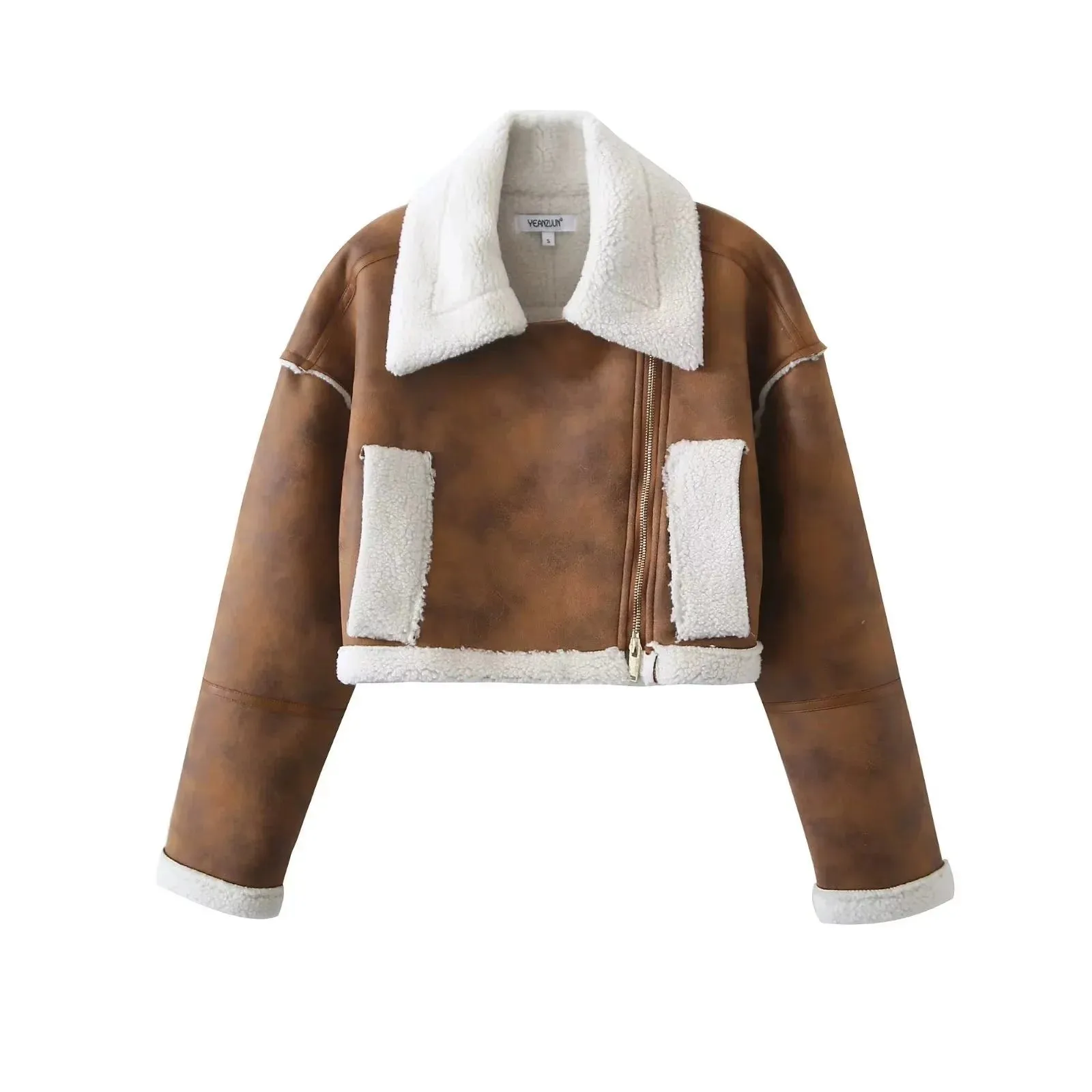 Fashionkova Zaida Loose Crop Jacket