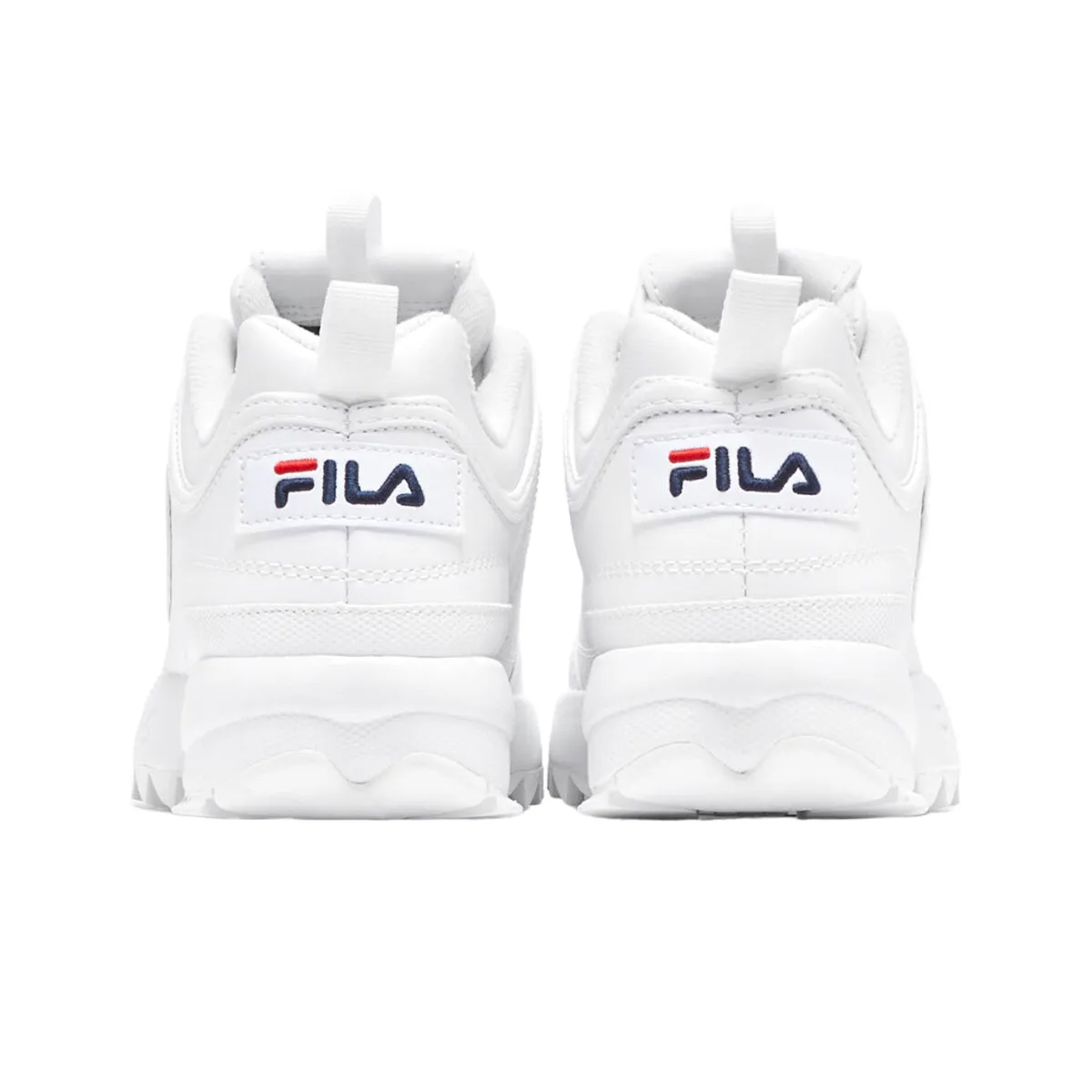Fila Kids Disruptor II Fashion Sneakers FW02945-111 White/Peacoat/Red