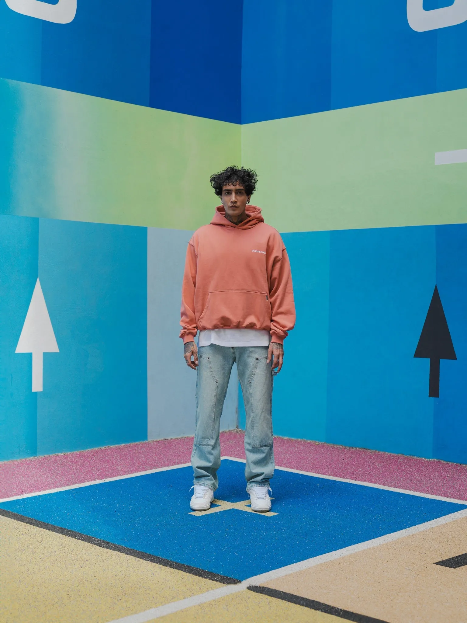 First To Last 480GSM Oversized Hoodie - Tile