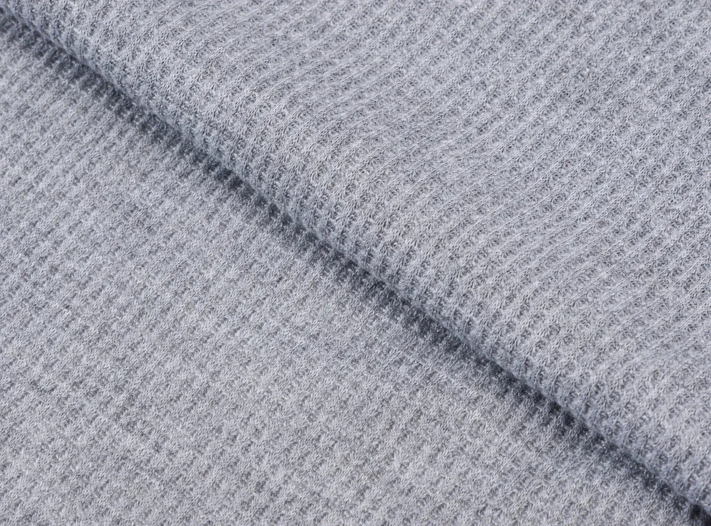 FitVille Men's Waffle-Knit Long-Sleeve Outdoor Crewneck