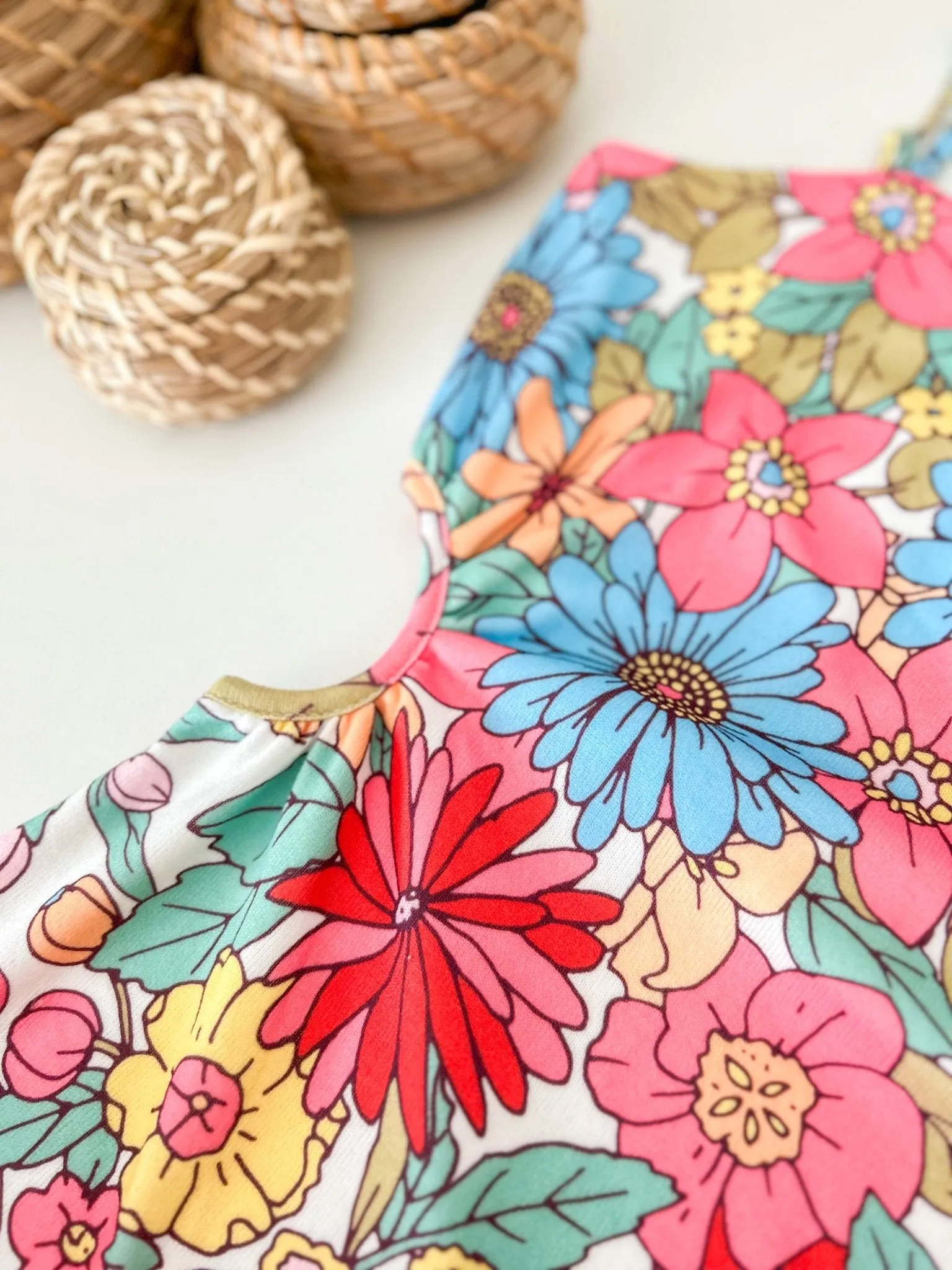 Flirty in Florals Mini Dress