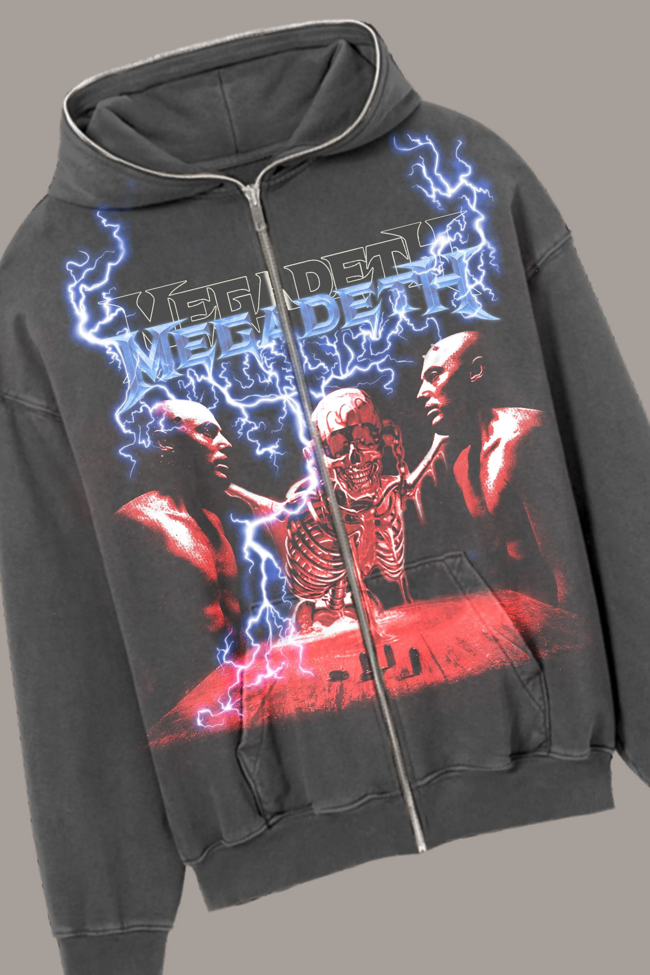 GALVANIZED FULL ZIP HOODIE