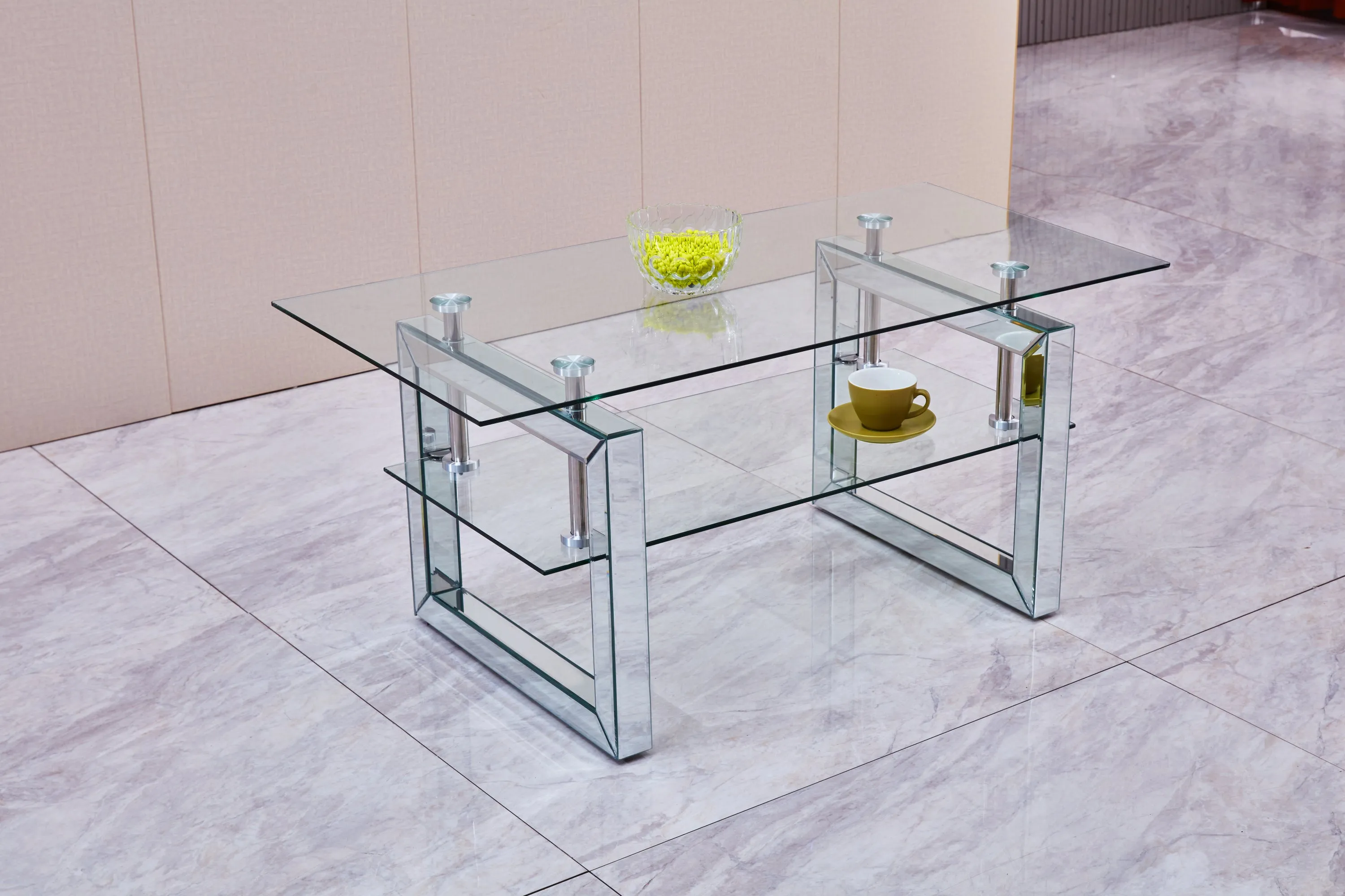 Gem Tempered Glass Coffee Table
