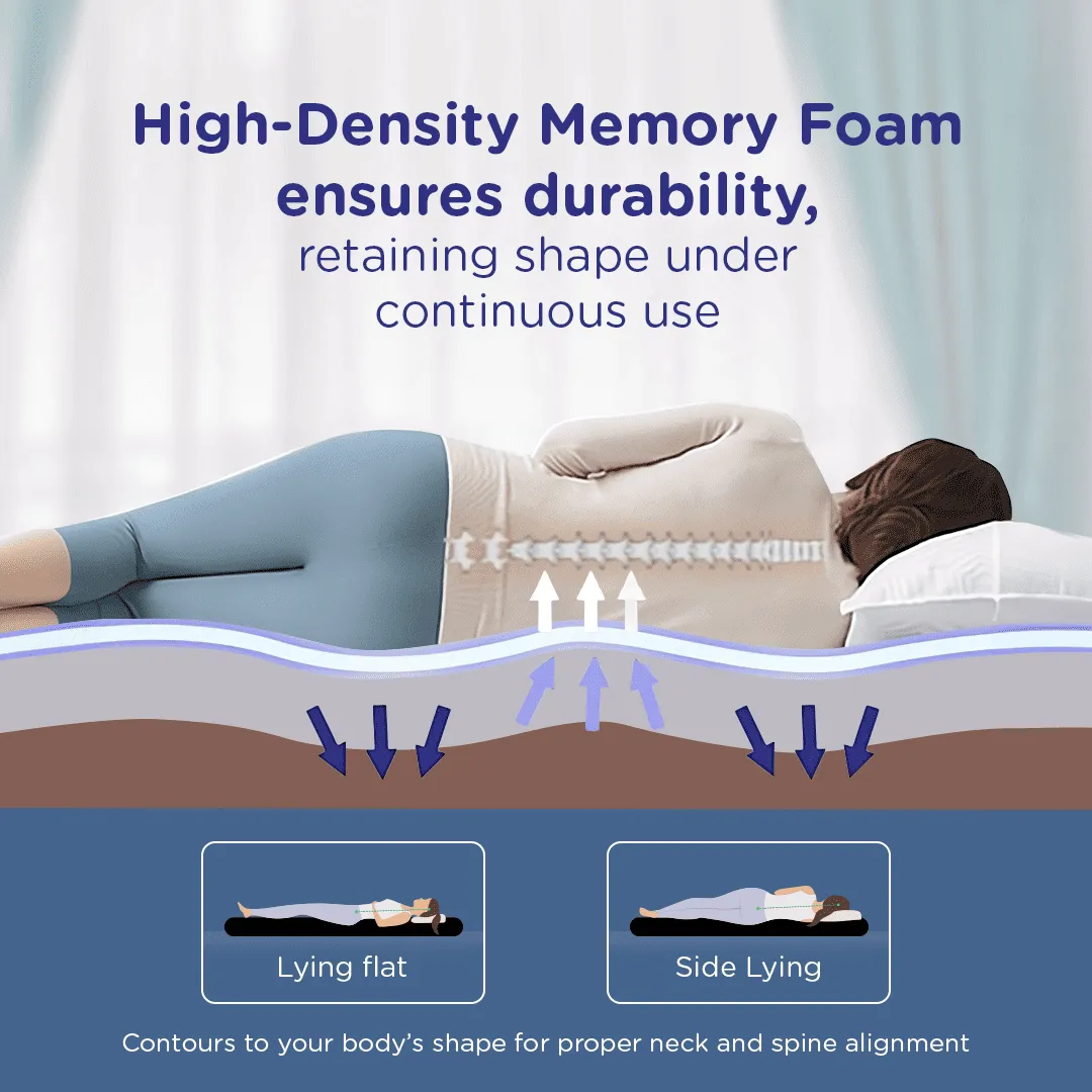 Grande Wood and Metal Hybrid Bed (Grey)   Plus Memory Foam Mattress (Queen)