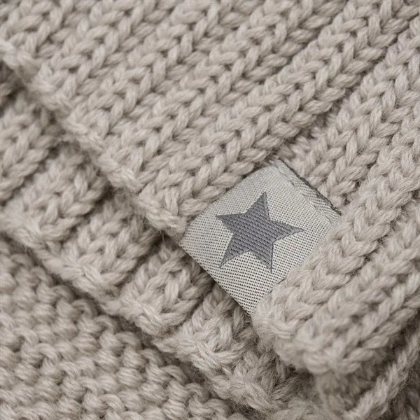 Huttelihut Balaclava Pixie Wool Knit Camel