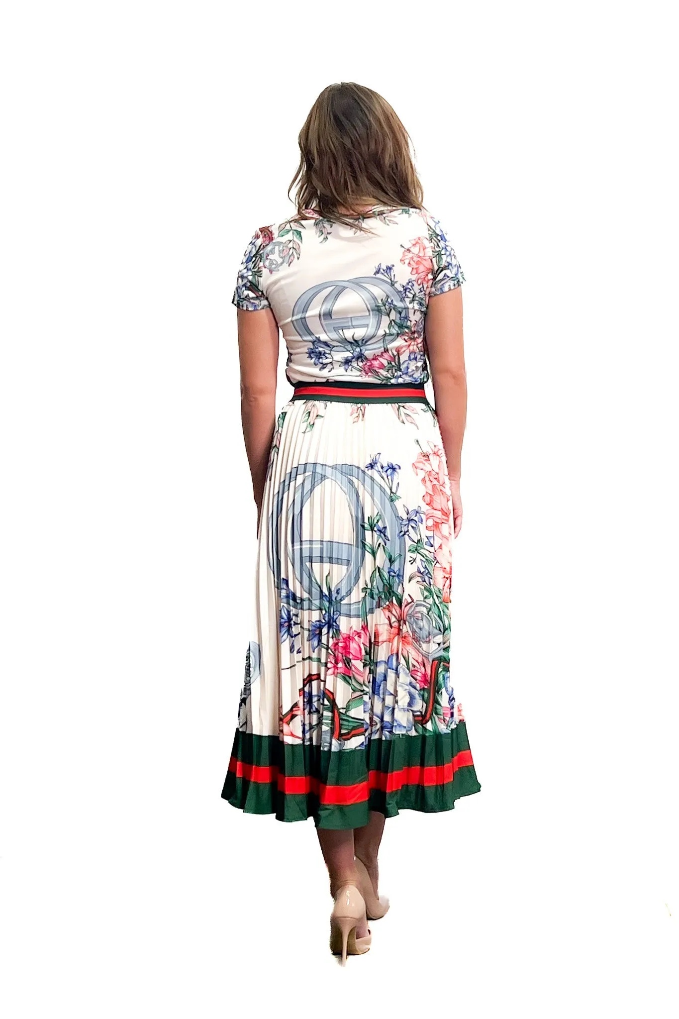 Izio Stripe Floral Set