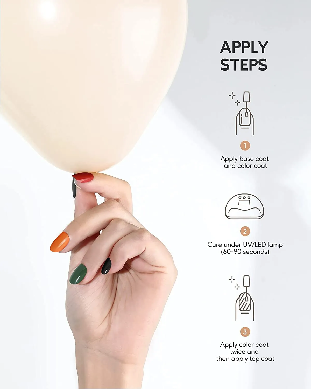 KIPOZI Nail Polish Kit - AB123