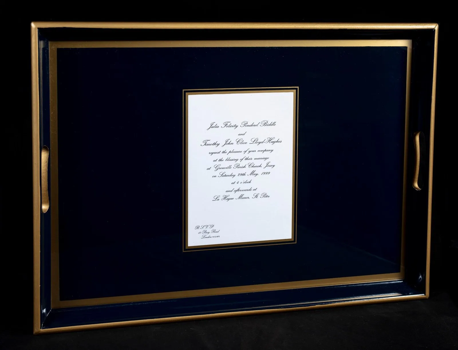 Large Wedding Invitation Tray