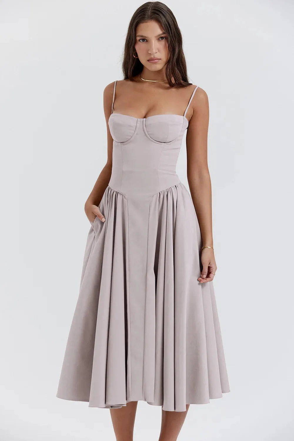 LVSANW JAMERARY Elegant Slim Sexy Backless Sling Dress Women Fashion Solid Suspender Straps New Summer Party Robe Evening Vestidos