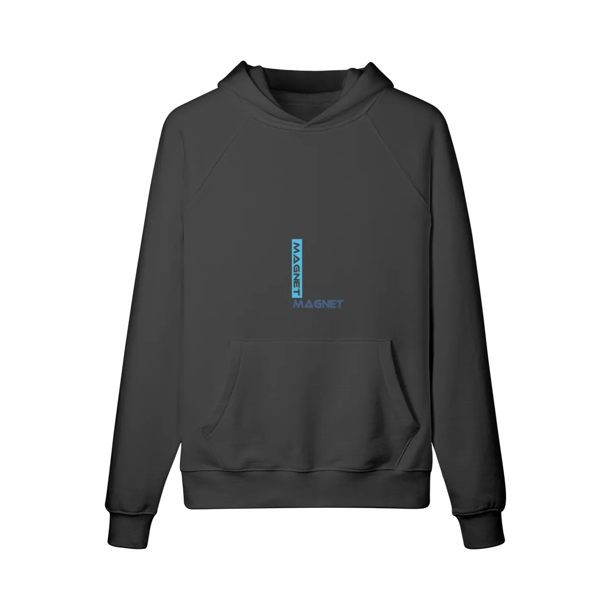 Magnet GREY deja vu Unisex Fleece-lined Hoodie