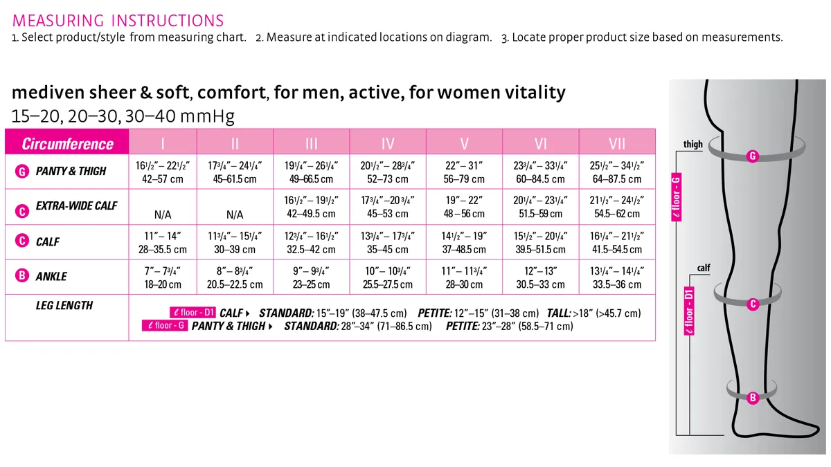 Mediven Vitality Knee 15-20 mmHg