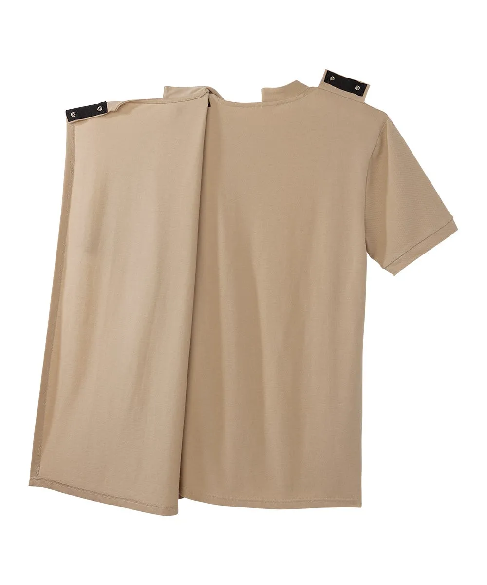 Men's Open Back Henley T-Shirt