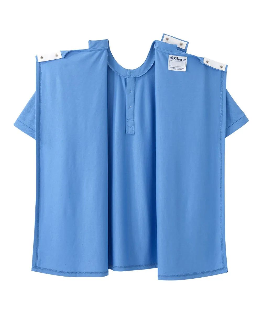 Men's Open Back Henley T-Shirt