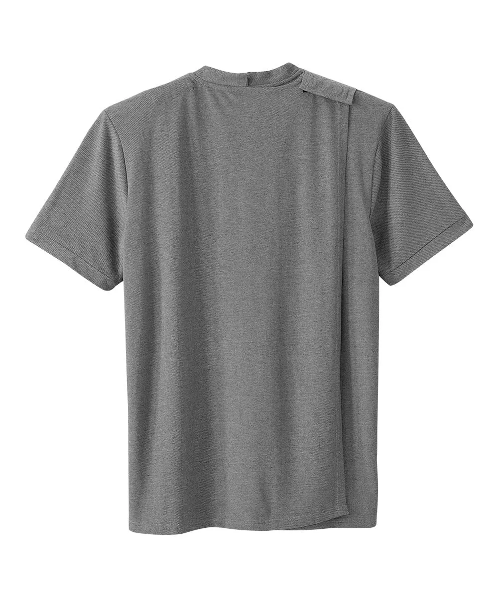 Men's Open Back Henley T-Shirt