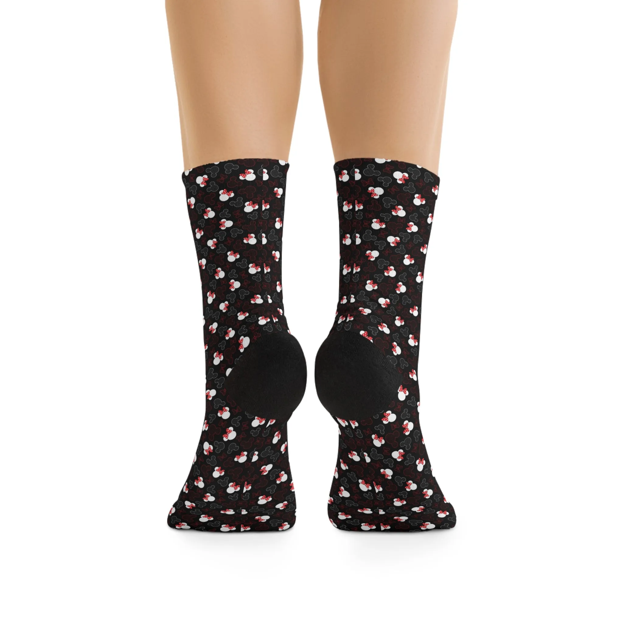Mickey And Minnie Dots Socks