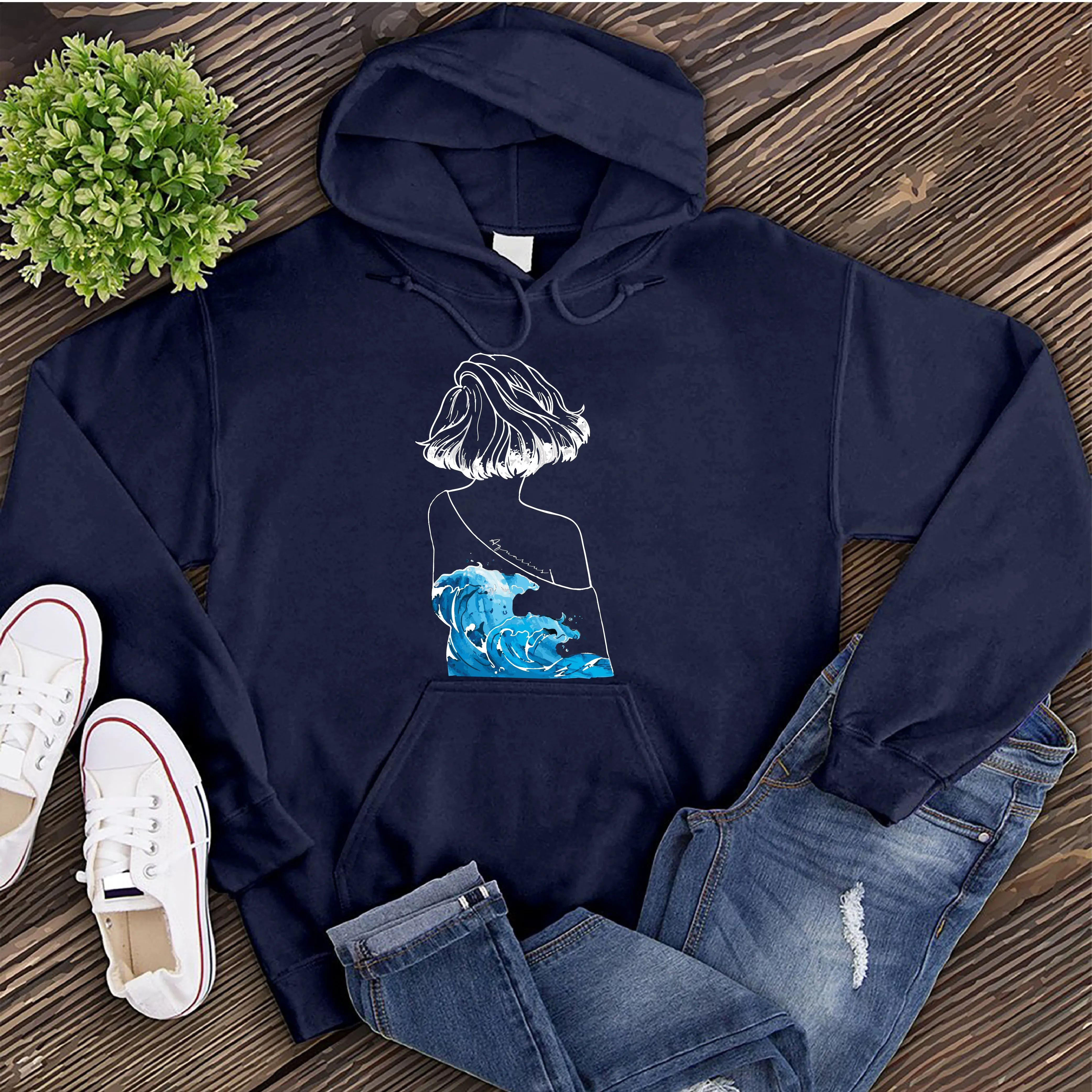 Minimalist Aquarius Hoodie