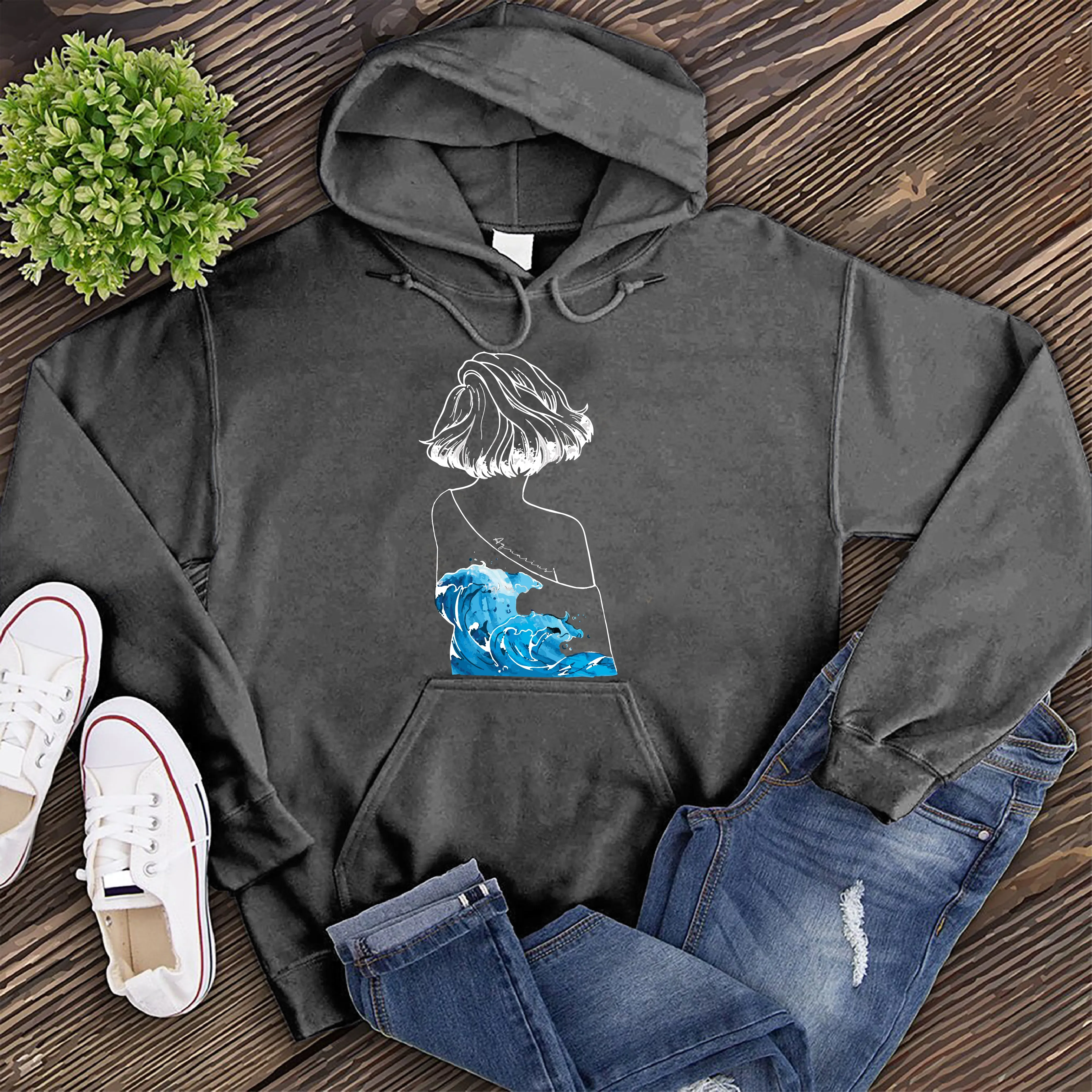 Minimalist Aquarius Hoodie