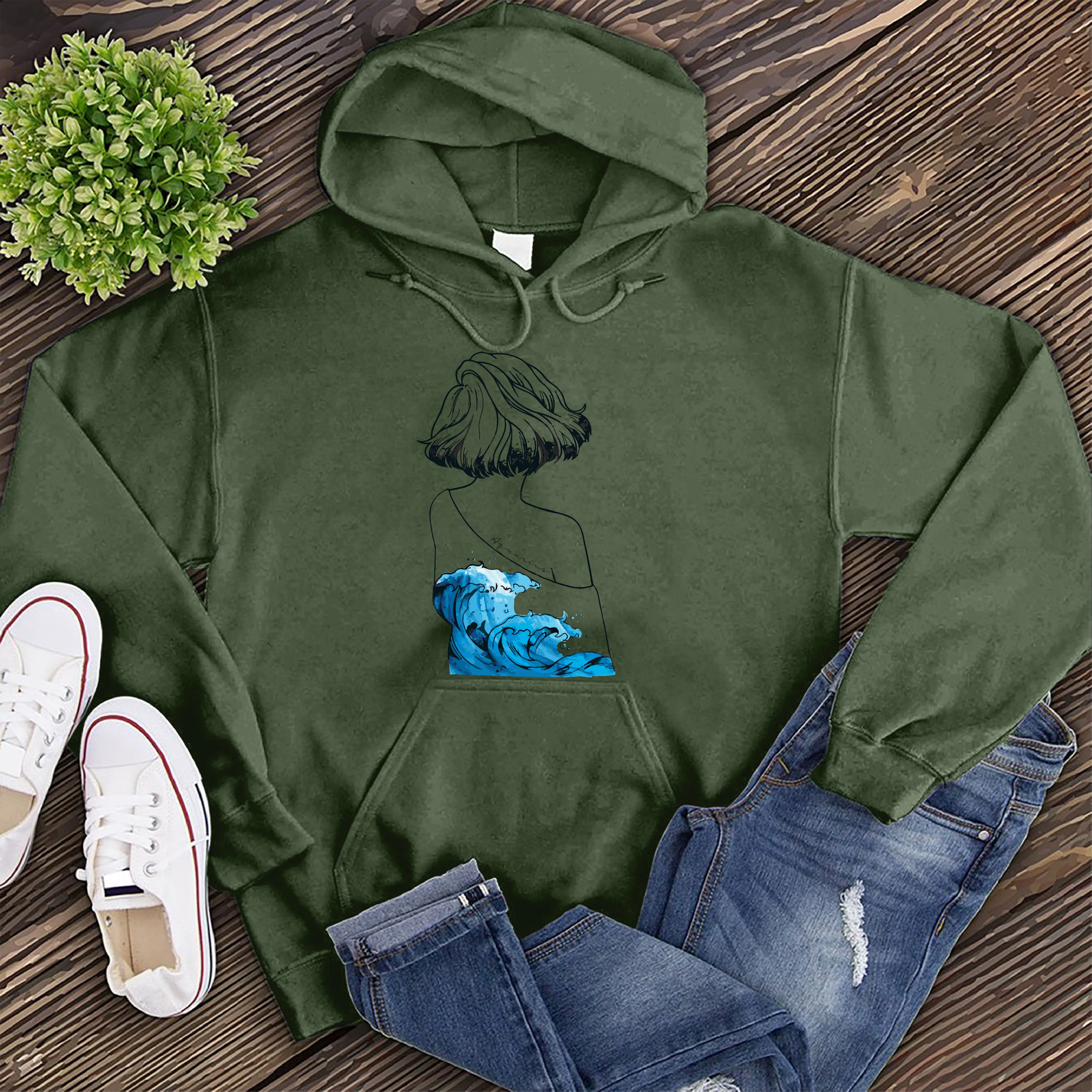 Minimalist Aquarius Hoodie