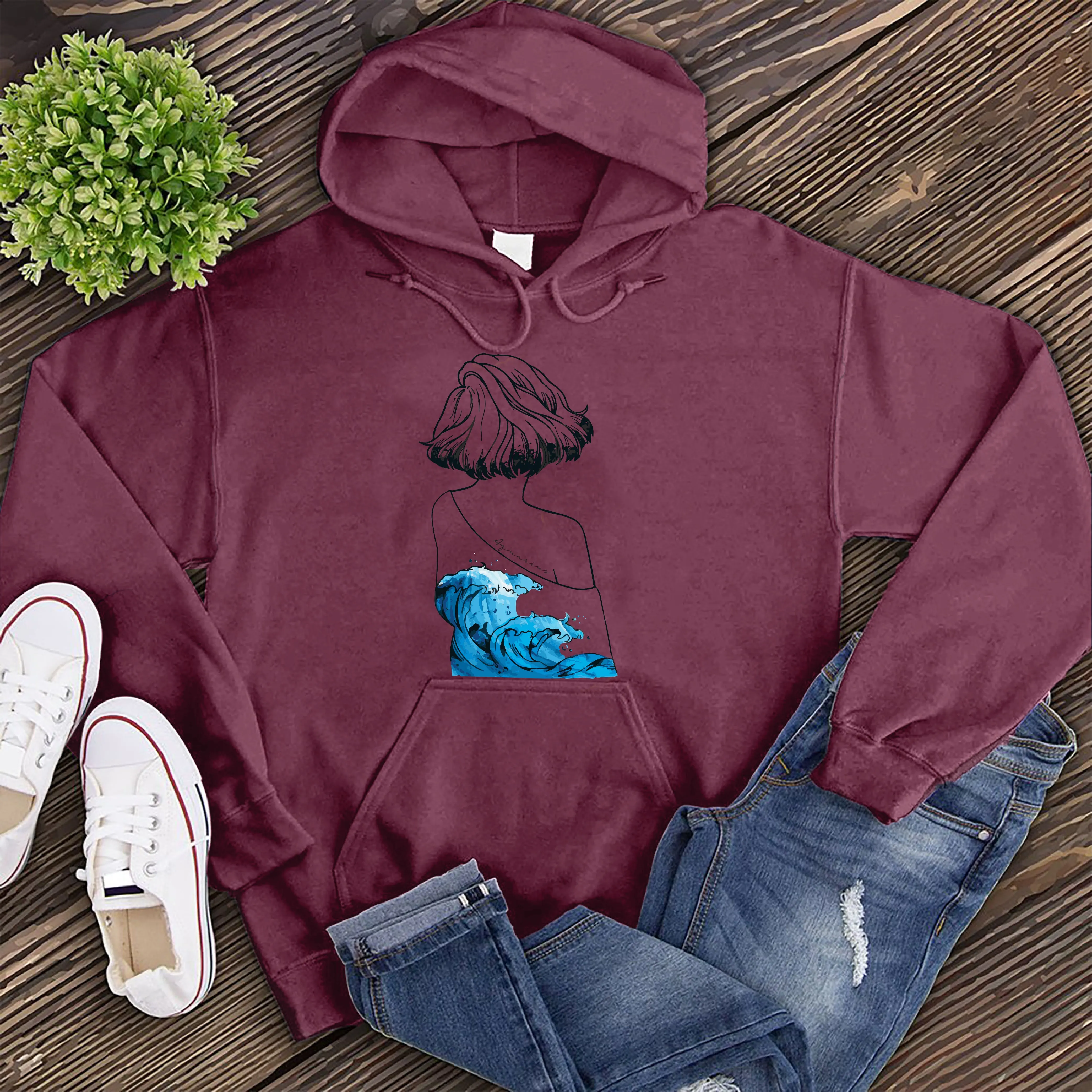 Minimalist Aquarius Hoodie