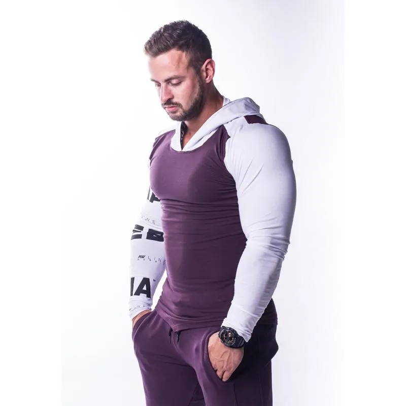 Nebbia Logo Taping Jacket 727 - Burgundy
