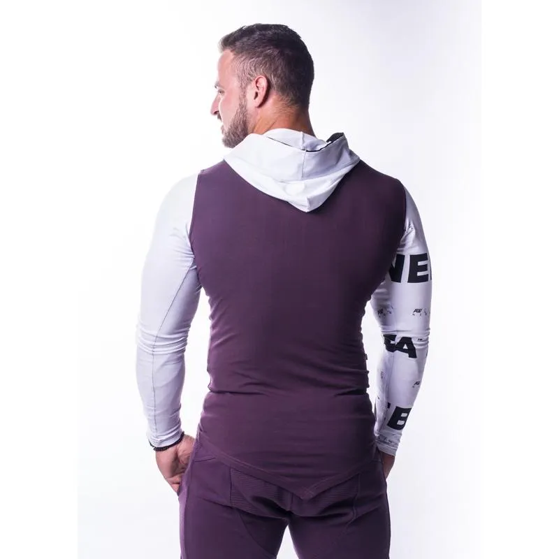 Nebbia Logo Taping Jacket 727 - Burgundy